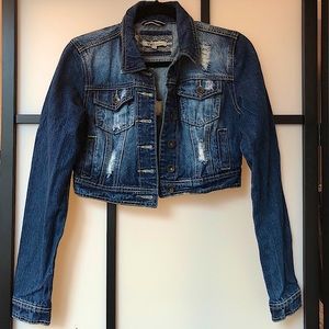 YMI Croptop Denim Jacket